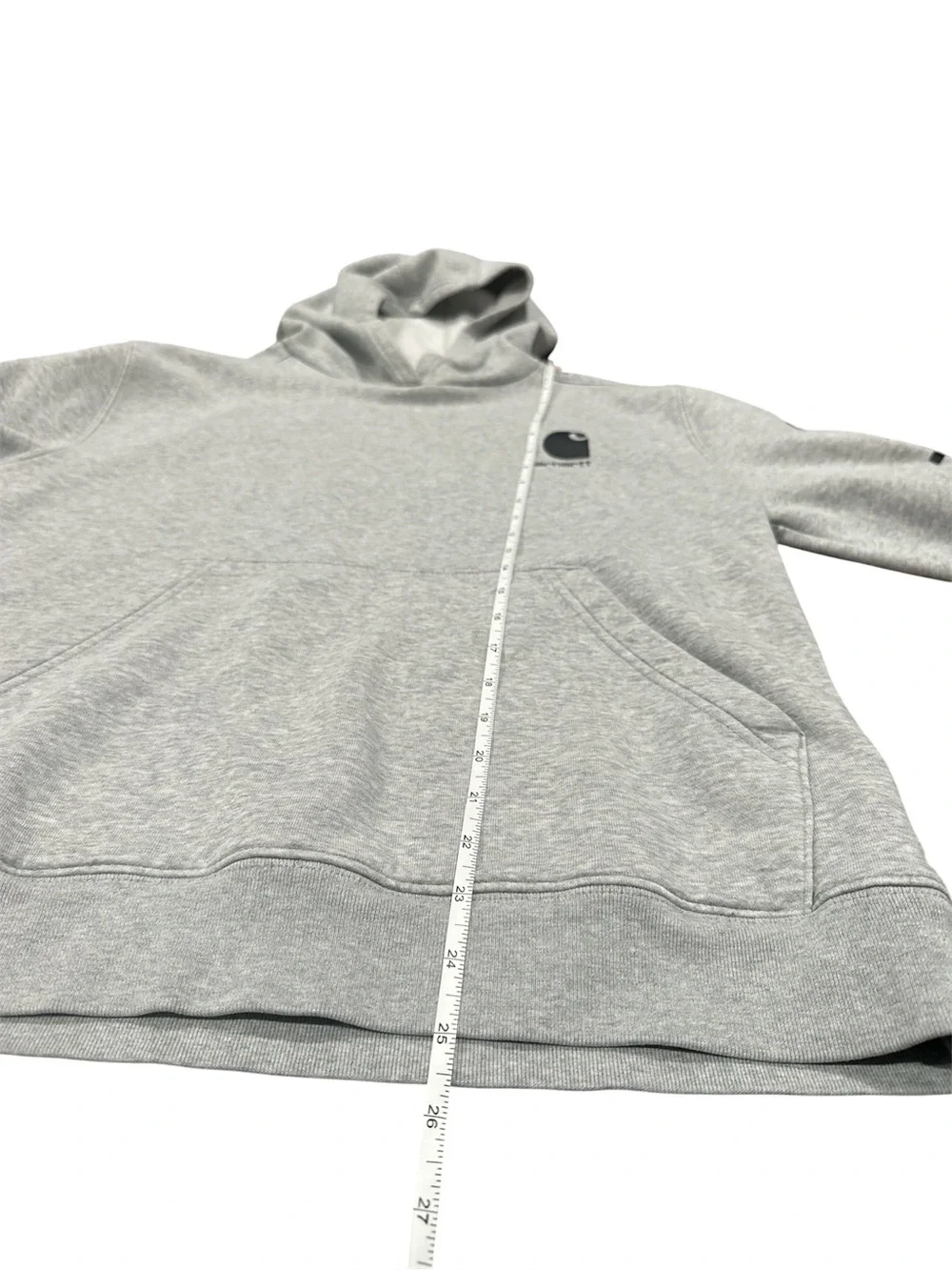 Carhartt Kids Gray Hoodie Youth Extra Large 18 20 Pullover Sweatshirt
